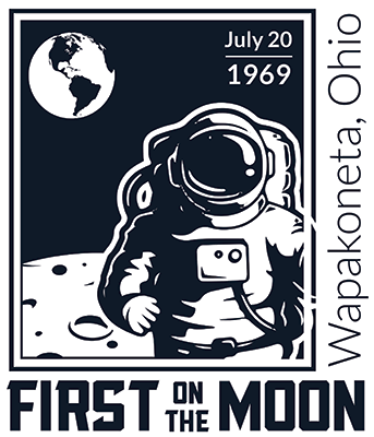 First on the Moon, Wapakoneta, Ohio, July 20, 1969