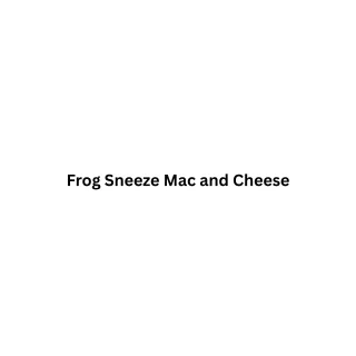 Frog Sneeze Mac and Cheese logo