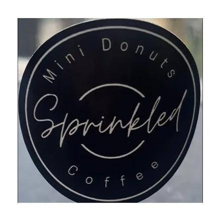 Sprinkled Mini Donuts and Coffee logo
