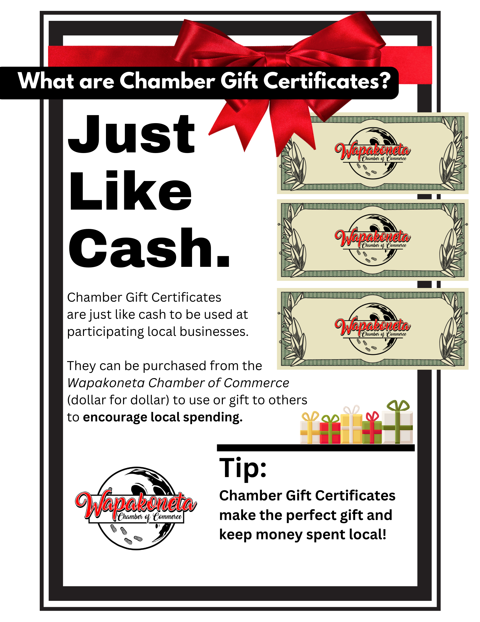 What are Chamber gift certificates (2) (public)